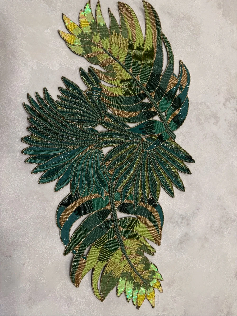 Kim Seybert Rare Tropical Beaded Table Centerpiece